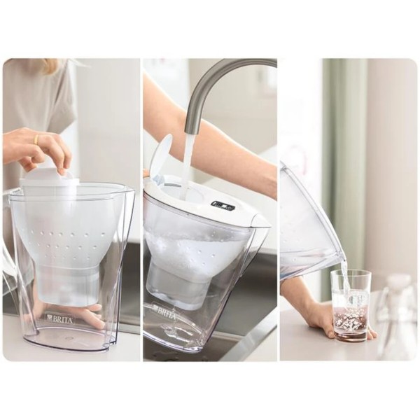 Фото - Фильтр-кувшин Brita Marella MXpro White + 3 картриджа